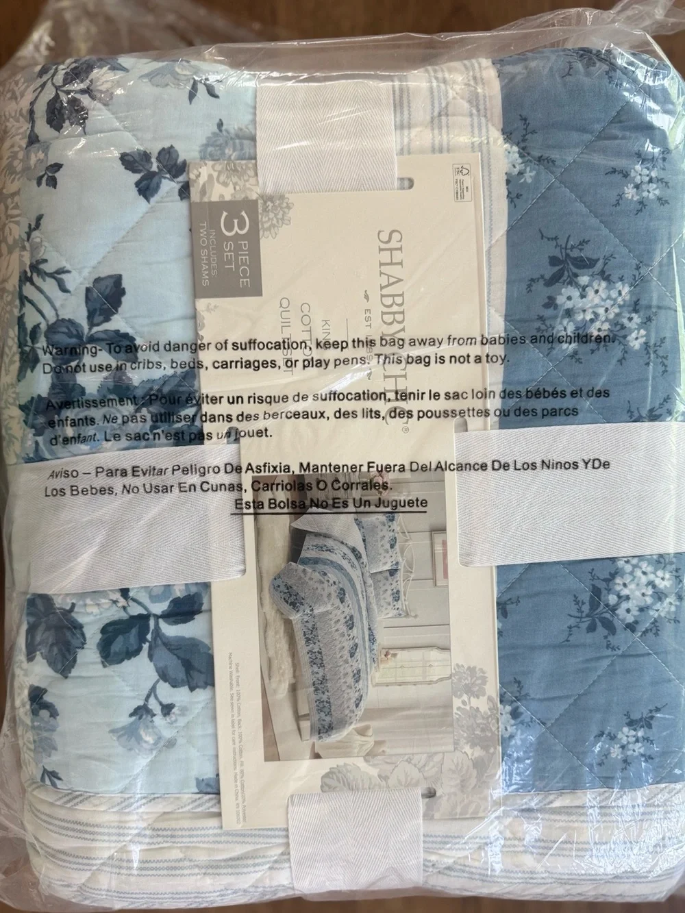 🎉LAST PIECE🎉Shabby Chic Cotton Quilt Set